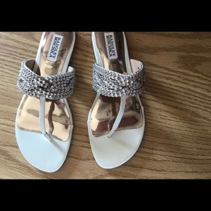 Badgley Mischka Sandals size 7.5 sparkle